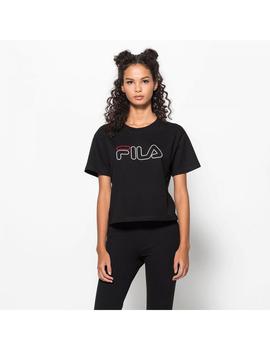 Camiseta Mujer Fila Negra