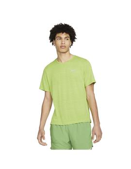 Camiseta Hombre Nike Df Miler Verde