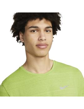 Camiseta Hombre Nike Df Miler Verde