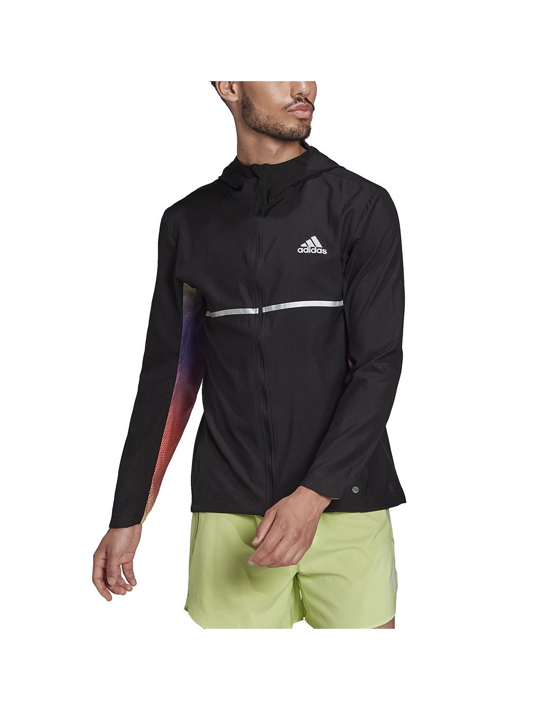 Chaqueta Hombre adidas On the Run Negro/Multicolor