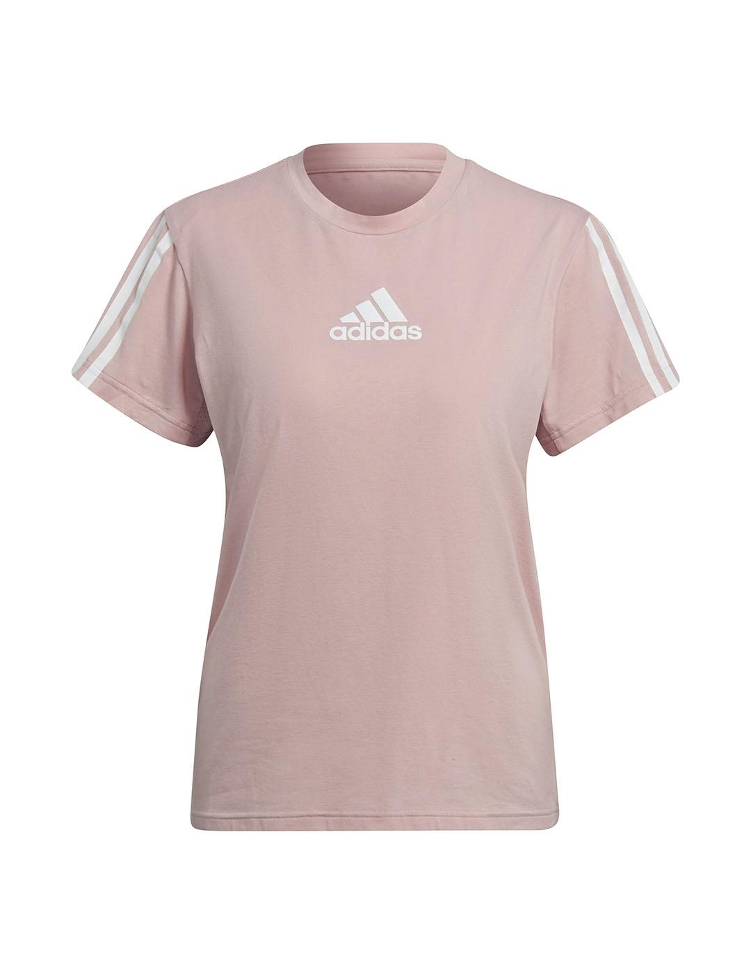 Camisetas adidas mujer rosas online