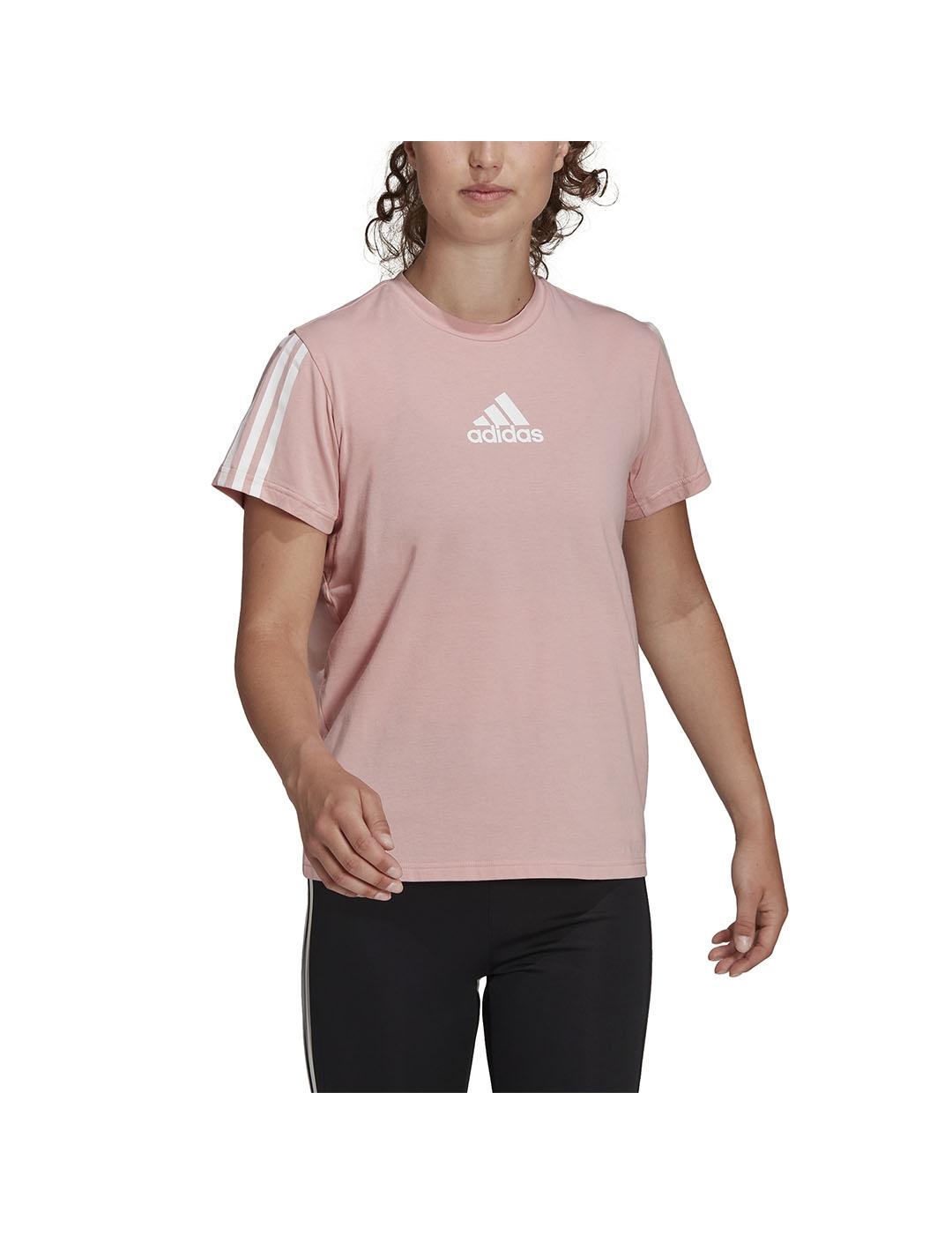 Camiseta adidas sales rosa palo