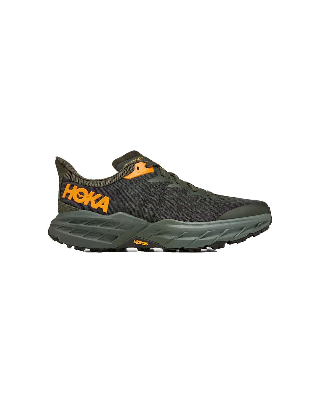 Zapatilla Hoka Speedgoat 5 Gris/Naranja Hombre