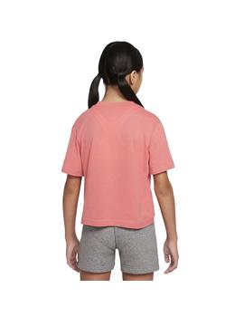 Camiseta Niña Nike Essntl Coral