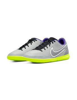 Bota Sala Hombre Nike Legend 9 Club Gris Fluor