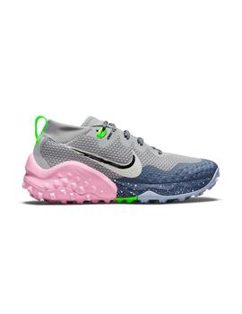 Zapatilla Mujer Nike Wildhorse 7 Gris Rosa