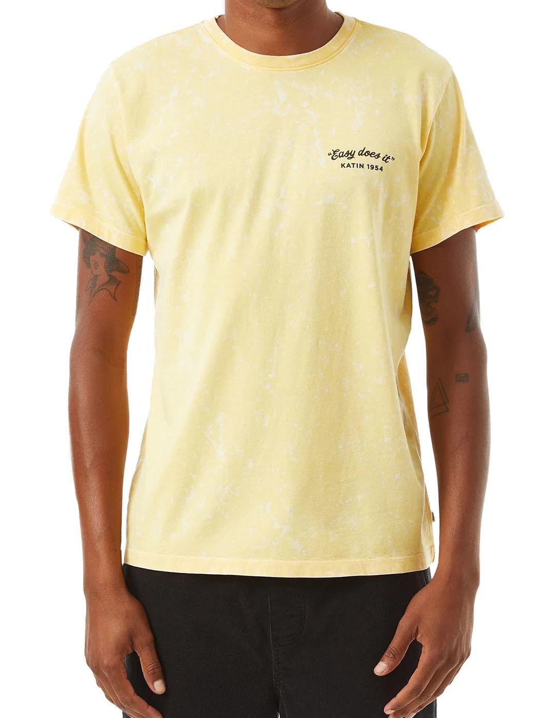 Camiseta Hombre Katin Crucero Leroy Amarilla
