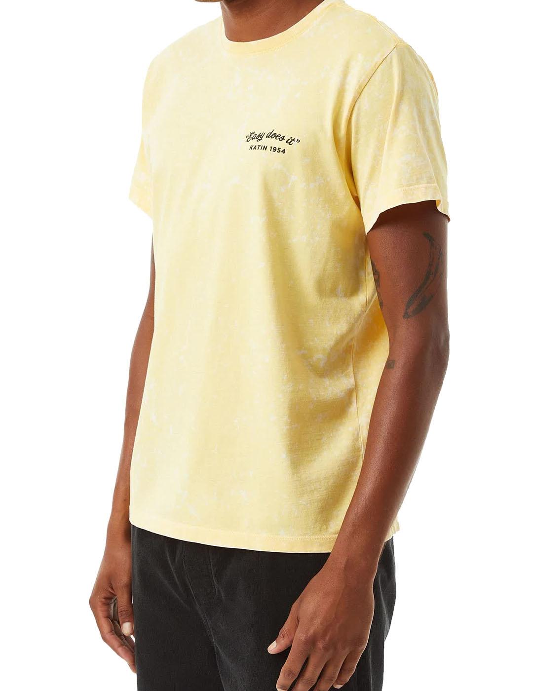 Camiseta Hombre Katin Crucero Leroy Amarilla