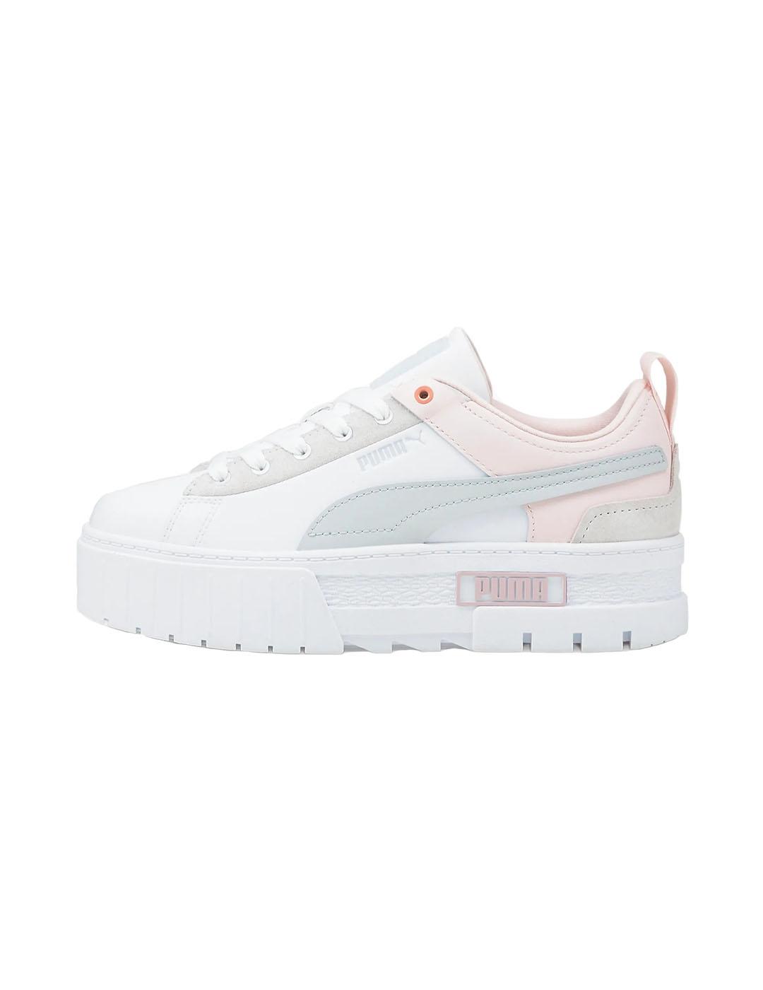 Zapatilla Mujer Puma Mayze Raw Blanca Rosa