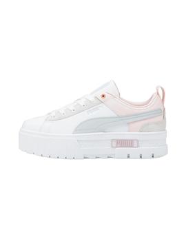 Zapatilla Mujer Puma Mayze Raw Blanca Rosa