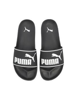 Chancla Unisex Puma Leadcat 2.0 Negro Blanco