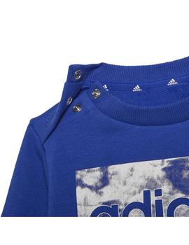 Conjunto Baby adidas Essentials Azul/Negro