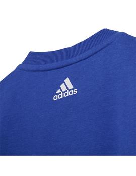 Conjunto Baby adidas Essentials Azul/Negro