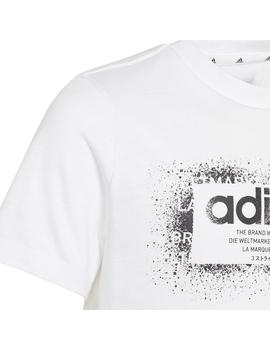 Camiseta Niño adidas Gfx Blanca