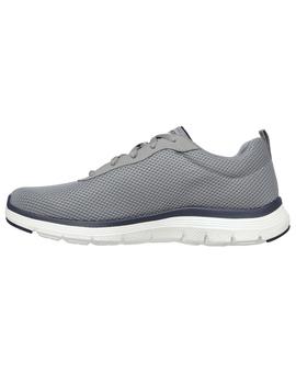 Zapatilla Hombre Skechers Flex Advant 4.0 Gris/Azu