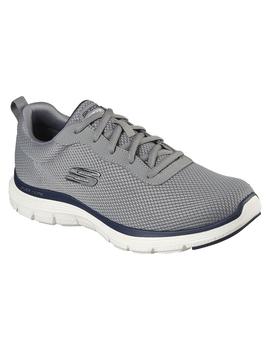 Zapatilla Hombre Skechers Flex Advant 4.0 Gris/Azu