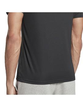 Camiseta Hombre Reebok Wor Poly Negra