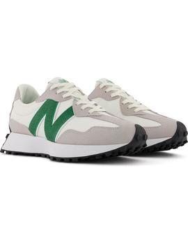 Zapatilla Unisex New Balance 327 Blanca Verde