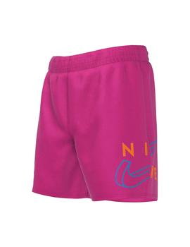 Bañador Niño Nike Ness Volley 4' Rosa