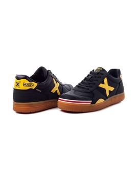 Zapatilla Hombre Munich Gresca Negro/Amarillo