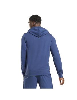 Sudadera Hombre reebok Stripe Hoodie Azul