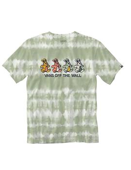 Camiseta Hombre Vans Peace Tie Dye Verde