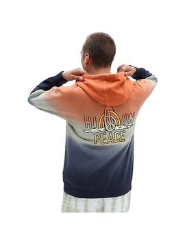 Sudadera Hombre Vans Peace Tie Dye Verde Naranja