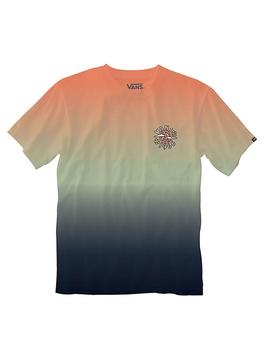 Camiseta Hombre Vans Peace Dip Dye Naranja Verde