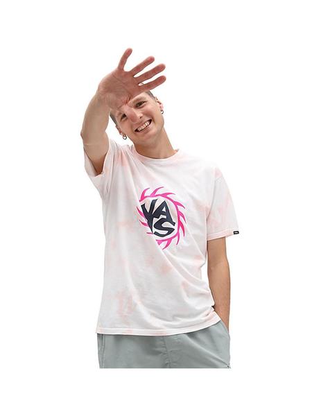 Camiseta Hombre Vans Summer Camp Tie Dye Rosa