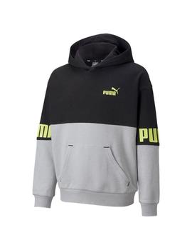 Sudadera Niño Puma Power Gris Negro