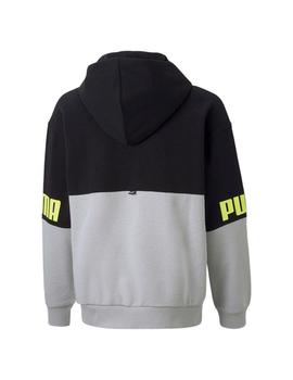 Sudadera Niño Puma Power Gris Negro