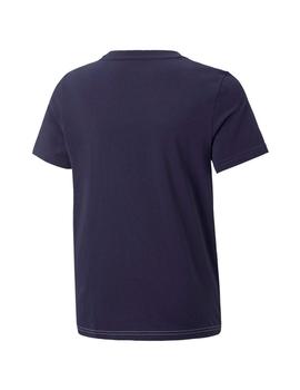 Camiseta Niño Puma Ess  Colorblock  Azul Verde Bla