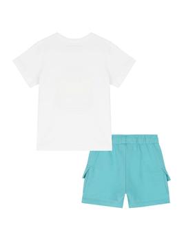 Conjunto Niño Puma Minicats Brand Blanco Azul