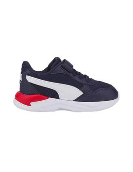 Zapatilla Niño Puma X-Ray Speed Lite Marino Roja