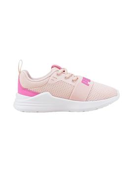 Zapatilla Niña Puma Wired Run Rosa