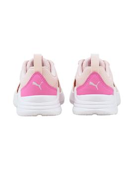 Zapatilla Niña Puma Wired Run Rosa