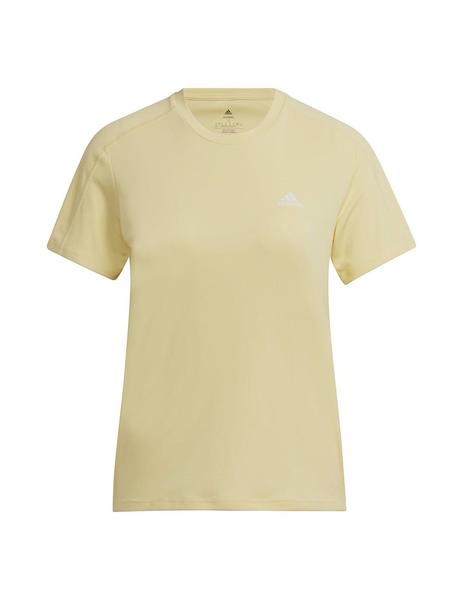 Camiseta Mujer adidas Run It Amarilla