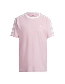 Camiseta Mujer adidas 3s BF Rosa