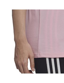 Camiseta Mujer adidas 3s BF Rosa