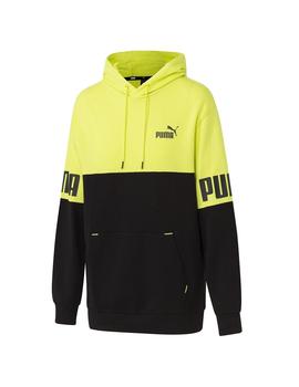 Sudadera Hombre Puma Power Fluor Negro