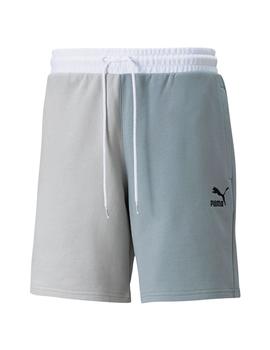 Pantalón corto Hombre Puma Classics Block Gris