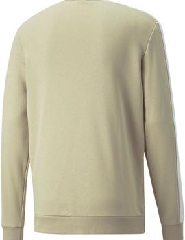 Sudadera Hombre Puma Ess   Beige Blanco