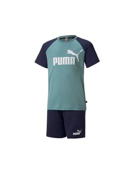 Conjunto Niño Puma Polyester Azul