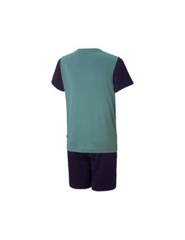 Conjunto Niño Puma Polyester Azul