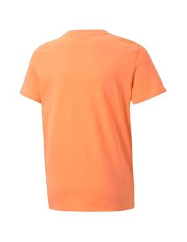 Camiseta Niño Puma Alpha Naranja