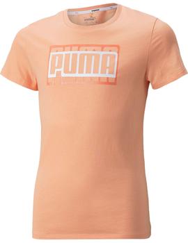 Camiseta Niña Puma Alpha Naranja