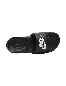 Chancla Mujer Nike Victori One Slide Negra Blanca