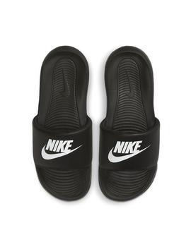 Chancla Mujer Nike Victori One Slide Negra Blanca