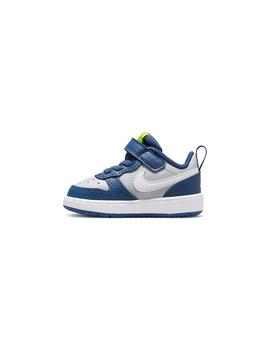 Zapatilla Niño Nike Court Borough Azul Gris