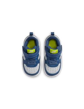 Zapatilla Niño Nike Court Borough Azul Gris